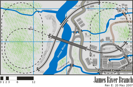 James River Branch track plan, version 1e