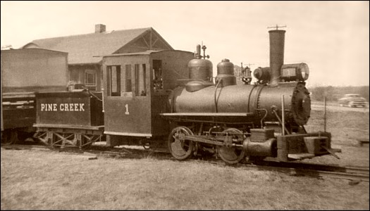 Pine Creek Railroad, circa 1953